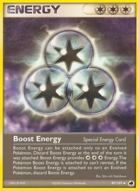 Boost Energy, Pokémon card DF 87 — Dragon Frontiers set