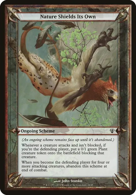 Nature Shields Its Own, carte Magic OARC 32★ — extension Archenemy Schemes