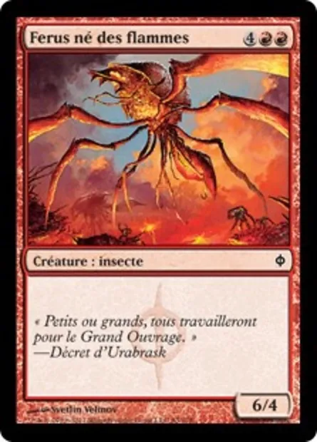Ferus né des flammes, carte Magic NPH 83 — extension La Nouvelle Phyrexia