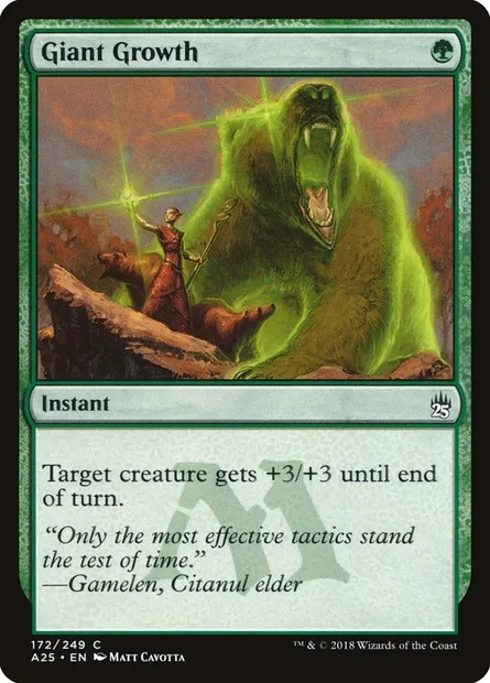 Croissance gigantesque, carte Magic A25 172 — extension Masters 25