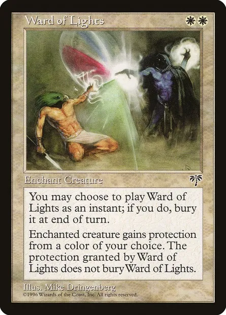 Ward of Lights, Magic card MIR 47 — Mirage set