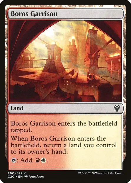 Boros Garrison, Magic card C20 260 — Commander 2020 set