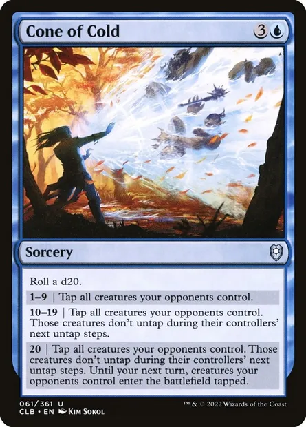 Cone of Cold, Magic card CLB 61 — Commander Legends: Battle for Baldur's Gate set