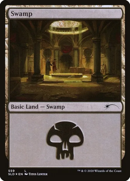 Swamp, Magic card SLD 559 — Secret Lair Drop set