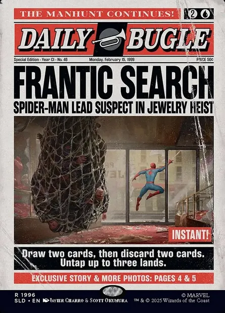 Frantic Search, Magic card SLD 1996 — Secret Lair Drop set