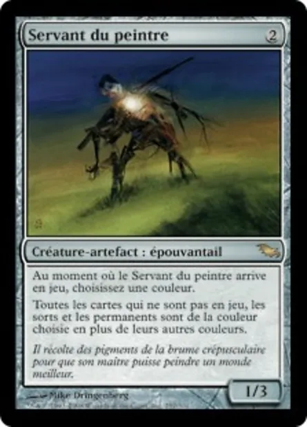 Servant du peintre, carte Magic SHM 257 — extension Sombrelande