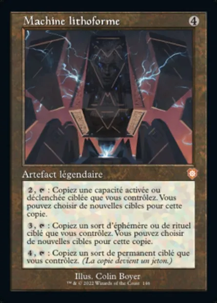 Machine lithoforme, carte Magic BRC 146 — extension The Brothers' War Commander