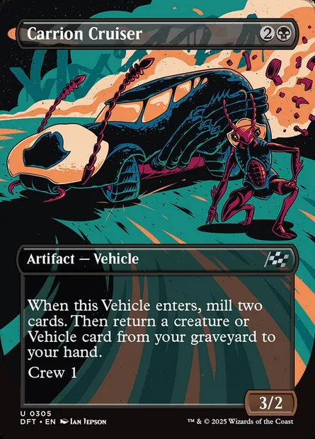 Carrion Cruiser, Magic card DFT 305 — Aetherdrift set