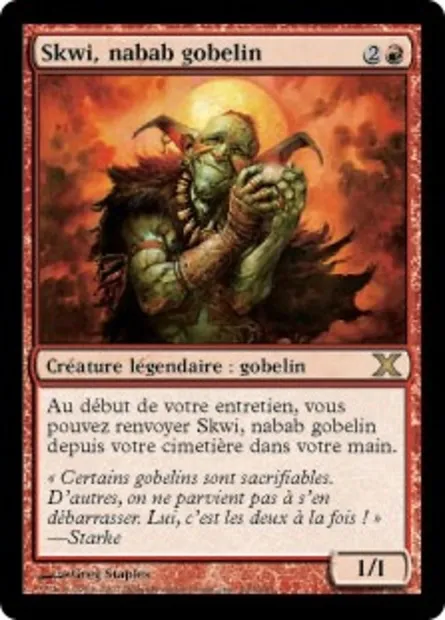 Skwi, nabab gobelin, carte Magic 10E 239 — extension Dixième édition