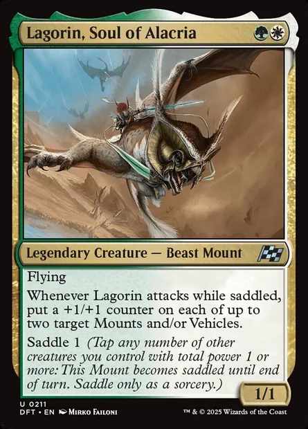 Lagorin, Soul of Alacria, Magic card DFT 211 — Aetherdrift set