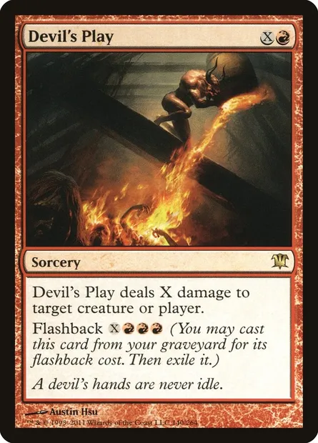 Devil's Play, Magic card ISD 140 — Innistrad set