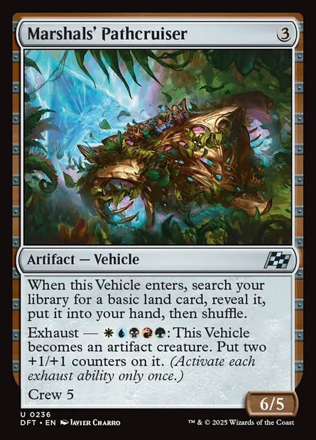 Marshals' Pathcruiser, Magic card DFT 236 — Aetherdrift set