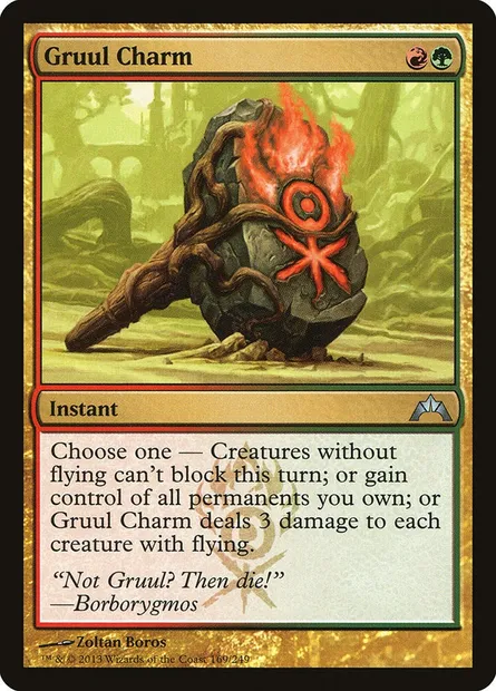Gruul Charm, Magic card GTC 169 — Gatecrash set
