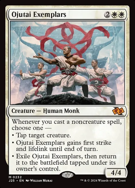 Ojutai Exemplars, Magic card J25 232 — Foundations Jumpstart set