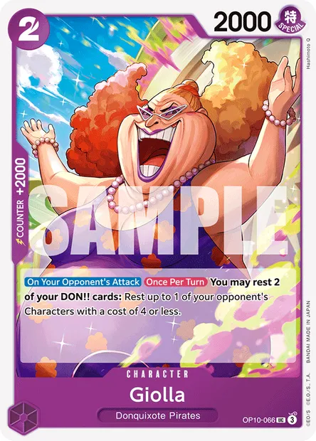 Giolla, One Piece card OP10-066 — ROYAL BLOOD set