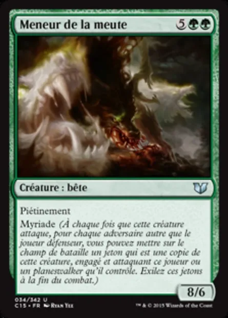 Meneur de la meute, carte Magic C15 34 — extension Commander 2015