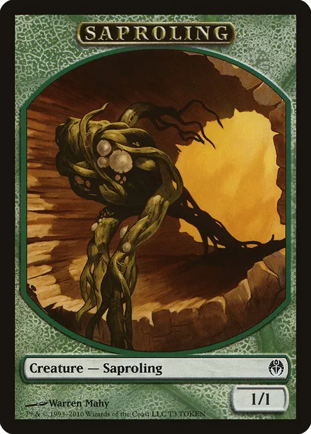 Saproling, carte Magic TDDE 3 — extension Duel Decks: Phyrexia vs. the Coalition Tokens