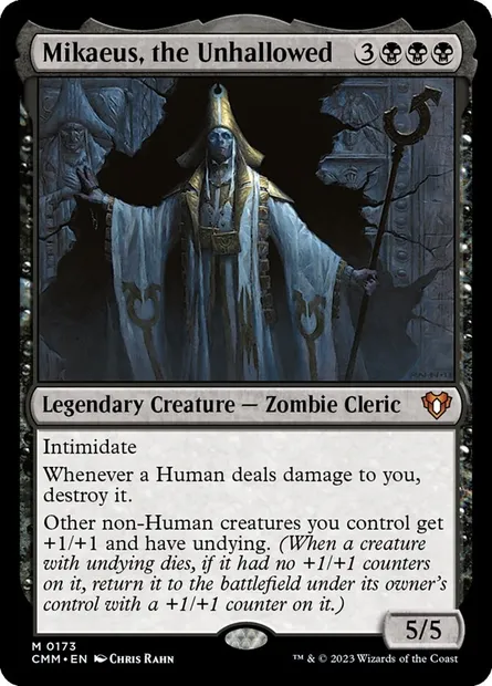 Mikaeus, the Unhallowed, Magic card CMM 173 — Commander Masters set