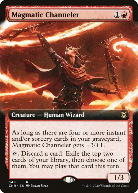 Magmatic Channeler, Magic card ZNR 349 — Zendikar Rising set