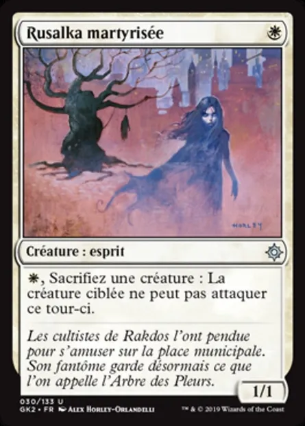 Rusalka martyrisée, carte Magic GK2 30 — extension RNA Guild Kit