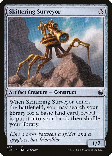 Skittering Surveyor, Magic card JMP 486 — Jumpstart set