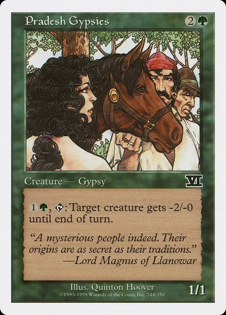 Pradesh Gypsies, Magic card 6ED 244 — Classic Sixth Edition set
