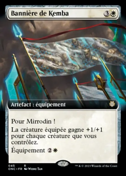 Bannière de Kemba, carte Magic ONC 45 — extension Phyrexia: All Will Be One Commander