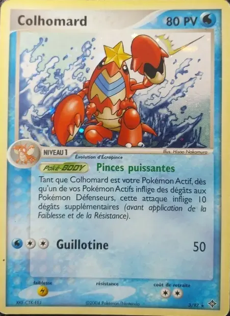 Colhomard, carte Pokémon DR 3 — extension EX Dragon