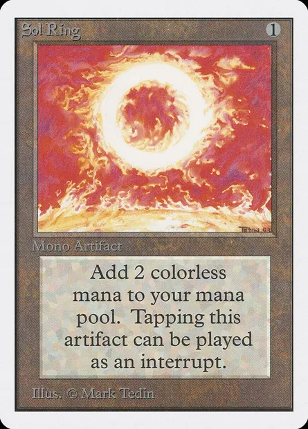 Sol Ring, Magic card 2ED 270 — Unlimited Edition set