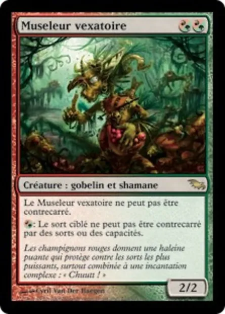 Museleur vexatoire, carte Magic SHM 222 — extension Sombrelande