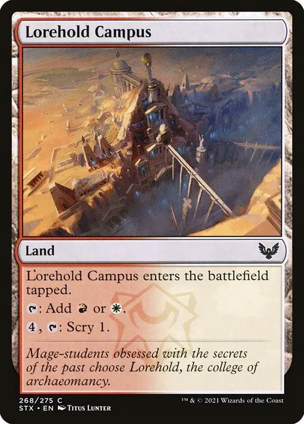 Lorehold Campus, Magic card STX 268 — Strixhaven: School of Mages set