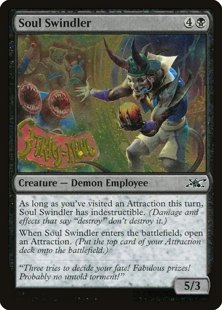 Soul Swindler, carte Magic UNF 379 — extension Unfinity