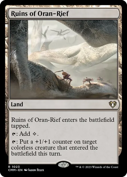 Ruins of Oran-Rief, Magic card CMM 1023 — Commander Masters set