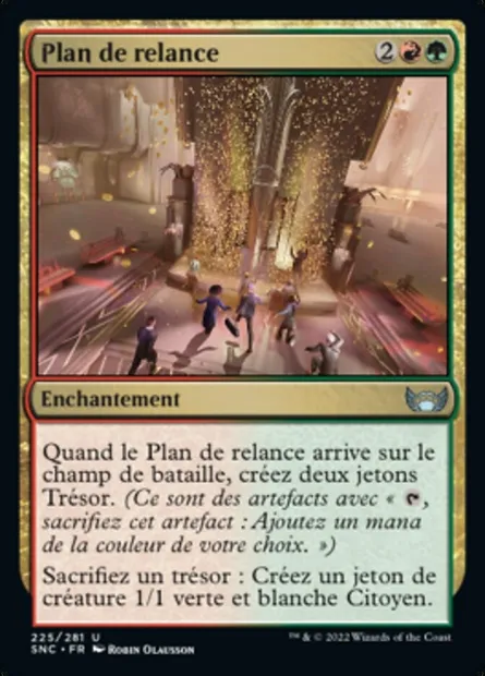 Plan de relance, carte Magic SNC 225 — extension Les rues de la Nouvelle-Capenna