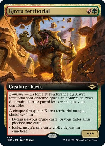Kavru territorial, carte Magic MH2 467 — extension Horizons du Modern 2
