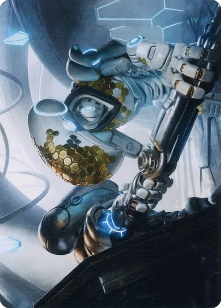 Myr Kinsmith // Myr Kinsmith, Magic card AONE 56 — Phyrexia: All Will Be One Art Series set