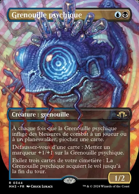 Grenouille psychique, carte Magic MH3 344 — extension Modern Horizons 3