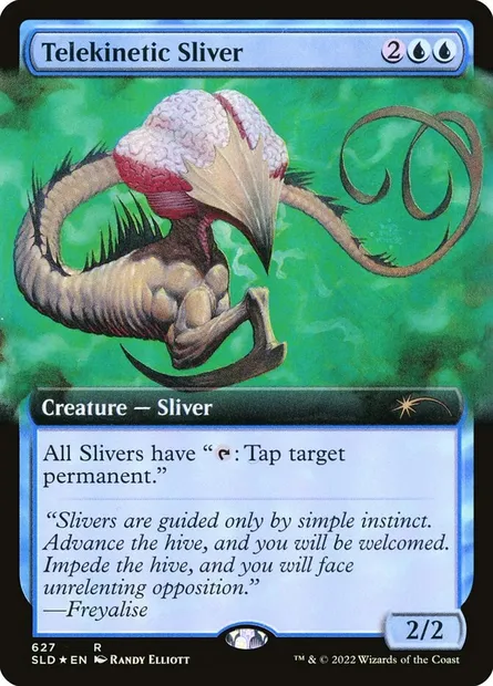 Telekinetic Sliver, Magic card SLD 627 — Secret Lair Drop set