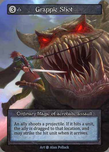 Grapple Shot, carte Sorcery BET 227 — extension Beta