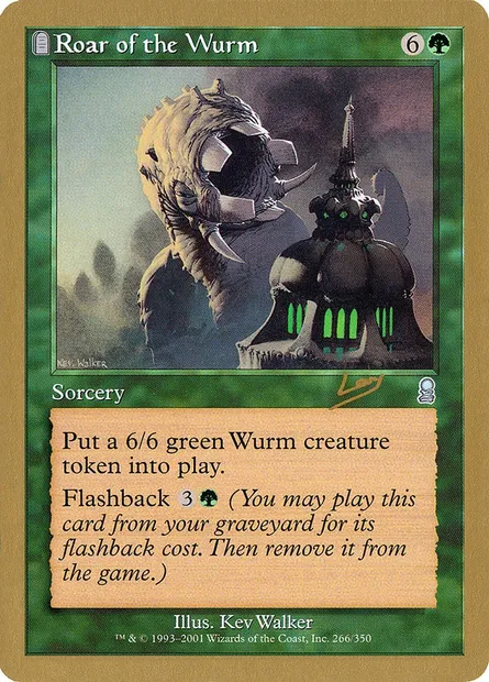 Rugissement de la guivre, carte Magic WC02 rl266 — extension World Championship Decks 2002