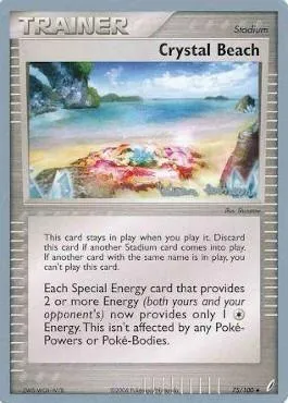 Plage de cristal, carte Pokémon WCD08 075-2 — extension World Championship Decks 2008