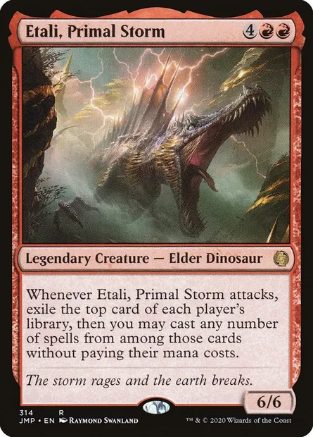 Etali, Primal Storm, Magic card JMP 314 — Jumpstart set