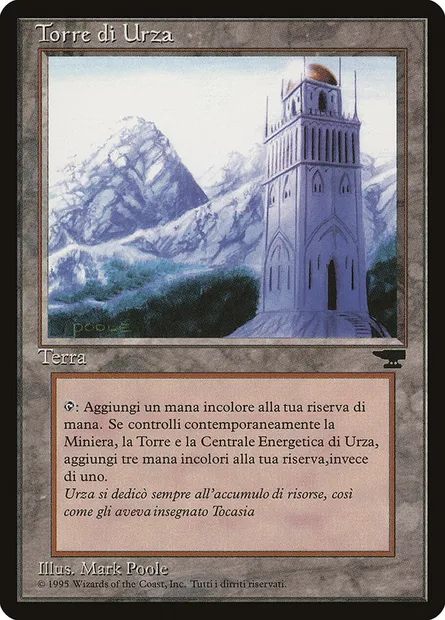 Urza's Tower, Magic card RIN 184 — Rinascimento set