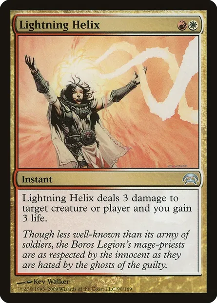 Lightning Helix, Magic card HOP 90 — Planechase set