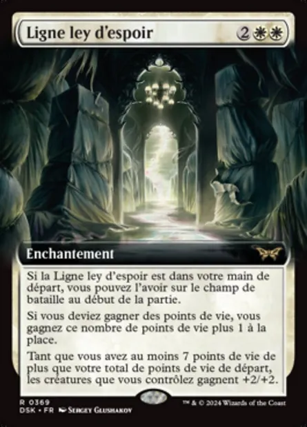Ligne ley d'espoir, carte Magic DSK 369 — extension Duskmourn: House of Horror