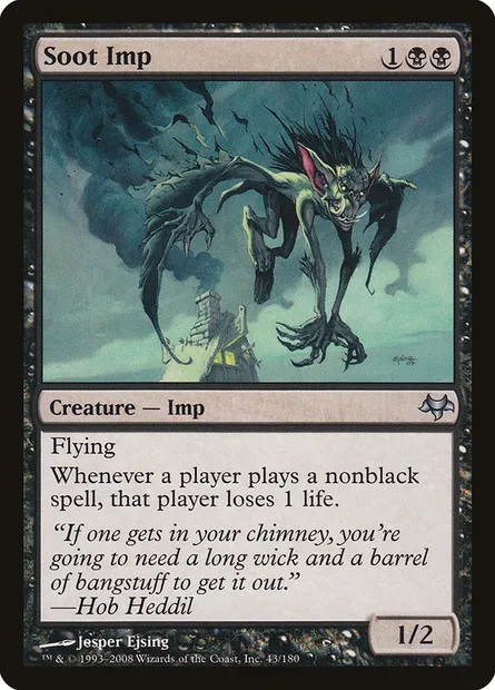 Soot Imp, Magic card EVE 43 — Eventide set