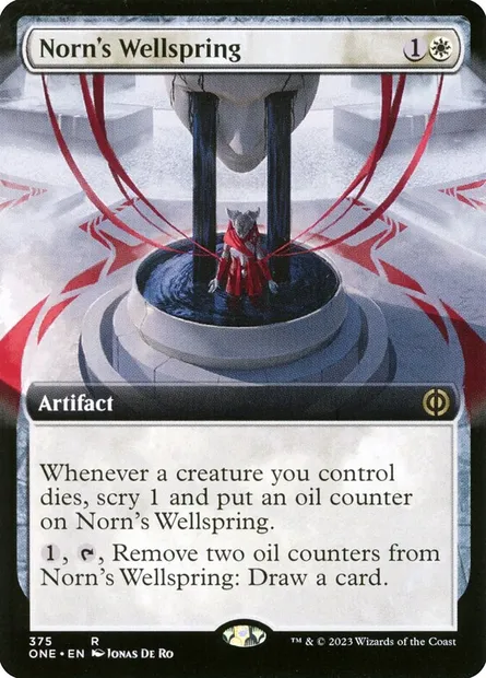 Norn's Wellspring, Magic card ONE 375 — Phyrexia: All Will Be One set