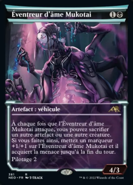 Éventreur d'âme Mukotai, carte Magic NEO 381 — extension Kamigawa: La Dynastie Néon