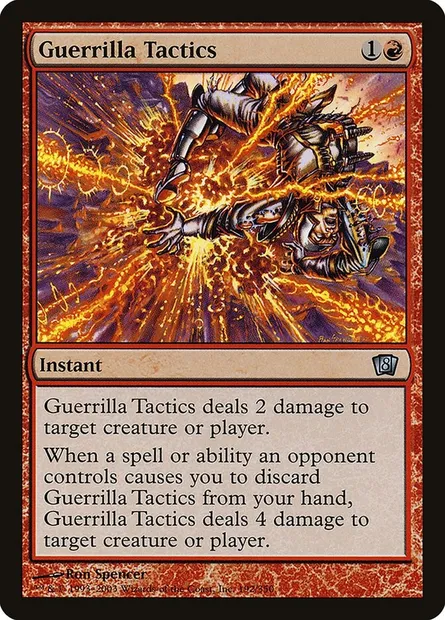 Guerrilla Tactics, Magic card 8ED 192★ — Eighth Edition set