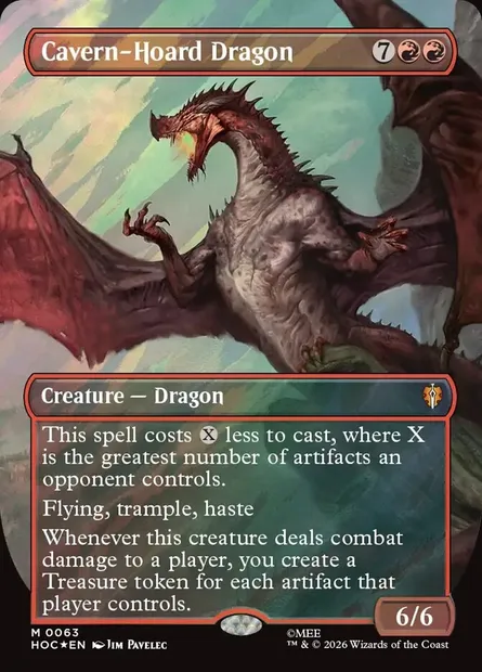 Cavern-Hoard Dragon, Magic card HOC 63 — The Hobbit Eternal set